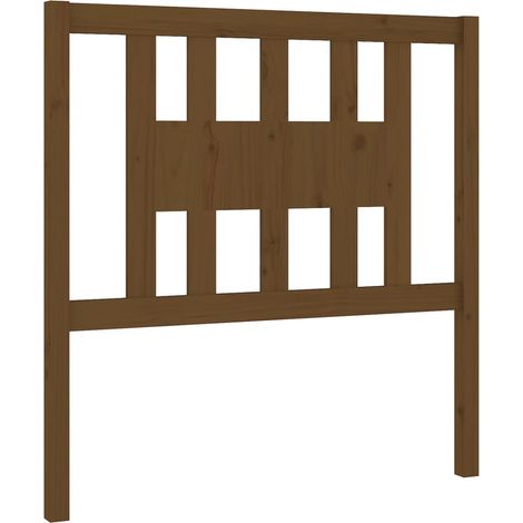Maison Exclusive - Cabecero madera maciza de pino marrón miel 106