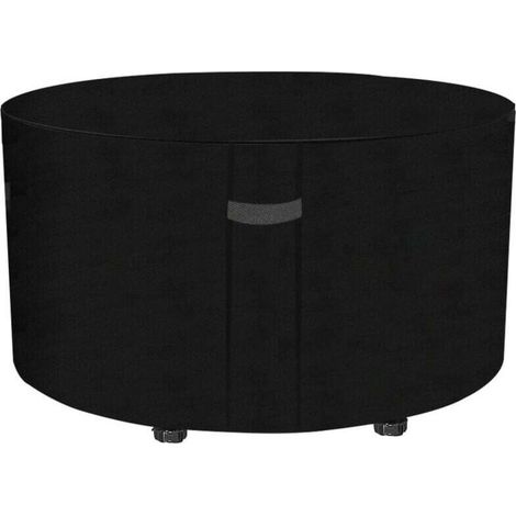 Round Garden Table Cover, Waterproof Anti-UV Oxford Fabric Garden Table Cover, Sturdy Outdoor Table Protection, 188x84cm (1/4)