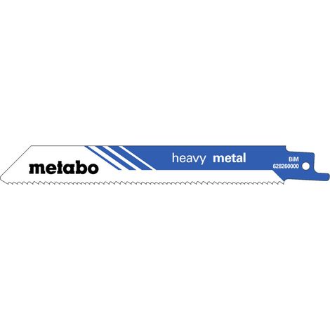 Metabo 5 Säbelsägeblätter heavy metal 150 x 1,25 mm, BiM, 1,8-2,6 mm/ 10-14 TPI (1/3)