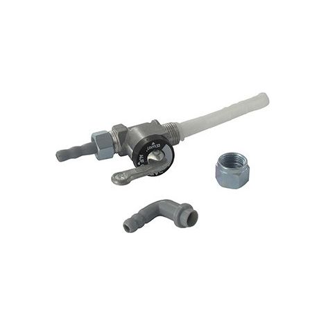 Robinet à Essence Métallique Universel Avec Filtre Nylon - Pour Tuyau De ø: 6mm - Filetages: M12 X 100 G