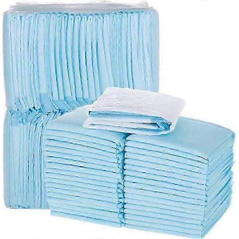 Alèses de lit jetables professionnelles pour incontinence, lot de 50, absorbantes et imperméables, 45 x 60 cm, pour la protection et l'hygiène du lit (1/4)