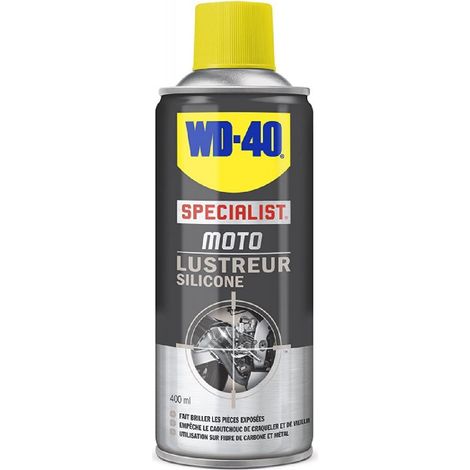 Lucidante spray al silicone ad evaporazione rapida per moto (1/2)