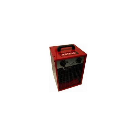 Radiador eléctrico romus red-hot33kw 3.3KW 25x42x25 cm (1/2)