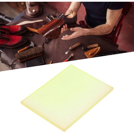Planche de découpe en cuir DIY, Matelas de poinçonnage élastique PU pour marquage et perforation, 200x150x8mm (1/5)