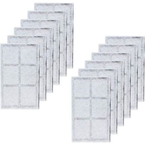 Lot de 12 Cartouches Filtrantes de Rechange pour Petsafe Drinkwell Fontaine à Eau