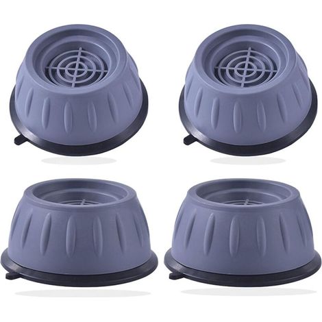 Tapis Antivibration - Pour Machine À Laver Et Sèche-Linge - Diamètre 9 Cm - Protection Sol Et Stabilisation - Lot De 4 (1/5)