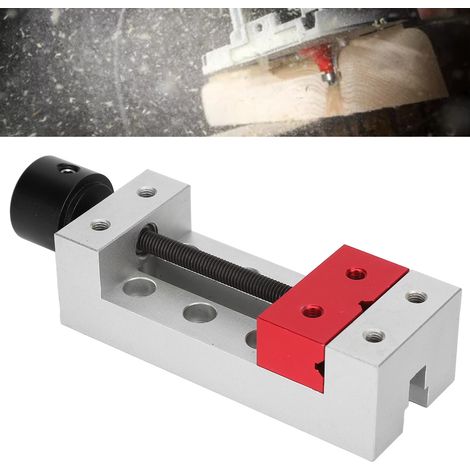 Petit étau de sculpture en bois, moule pour machine à sculpter en noyer (fait maison), pince de micro-sculpture, petit étau à nez plat miniature, étau de table. (1/5)