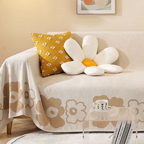 Housse De Canapé - Tissu Chenille - 180 x 130 cm ou 180 x 180 cm - Pour Canapé 1 Place - 1 Pièce (1/5)