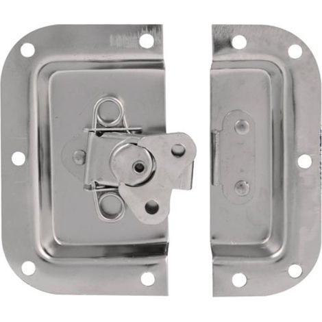 HQ-Power Verschluss, für Flightcase, 105 x 102 mm, Metall, Weiß