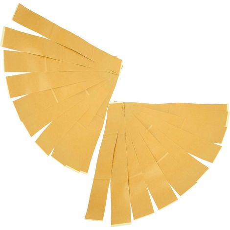 Lot de 20 bandes adhésives double face en PVC, 5 x 35,5 cm (2 x 14 po), pour le positionnement précis des lames de scie à bois. (1/5)