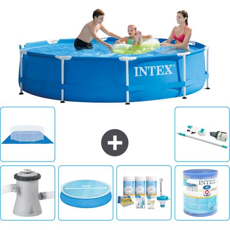 Intex Piscine Tubulaire Ronde - 305x76 cm - 7-pièces S41693 (1/5)