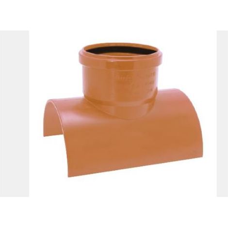 Branche adhésive DN 125 x 110 x 90° – Raccord d'évacuation PVC-U – Pour installations sanitaires – Colle haute performance – Airfit (1/3)