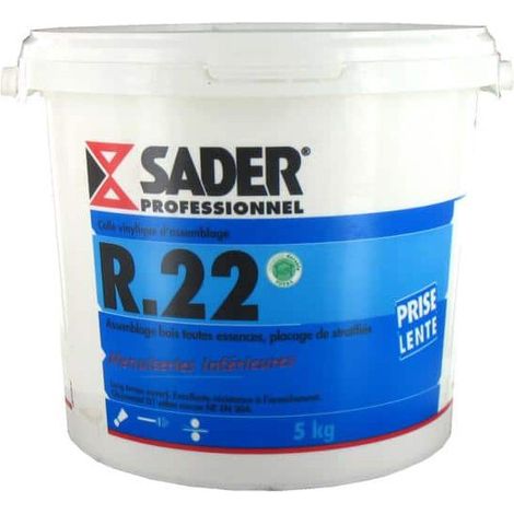 Sader R.22 vinile adesivo per il montaggio e la placcatura tutte le specie di lento 5Kg decisione