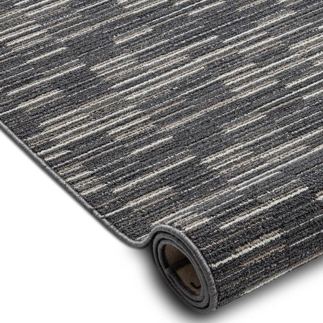 Alfombra CASABLANCA LOOM círculo plata, lazo, suave Interior y exterior grey circulo 80 cm
