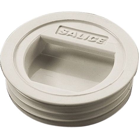 Arrêt encastrable push - Décor : Beige - Encastrement : Ø 26 mm - Matériau : Plastique - Profondeur : 8 mm - SALICE (1/4)