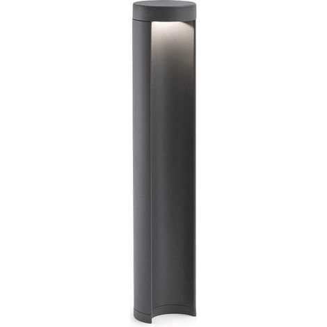 [GEBRAUCHT] B-Ware FARO BARCELONA Pollerleuchte Bodenleuchte LED Chandra H45cm grau Aluminium (1/2)