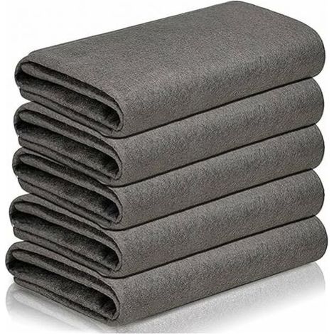5Pcs Magic Cloth, Thickened Magic Cleaning Cloth, Professional Traceless Window Cloth, Reusable Traceless Microfiber Window Cleaning Cloth (1/4)