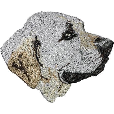 Fila Brasileiro, Mastín Brasileño - parche con forma de perro, parche bordado, decoración única para mochila de Art-Dog (1/3)