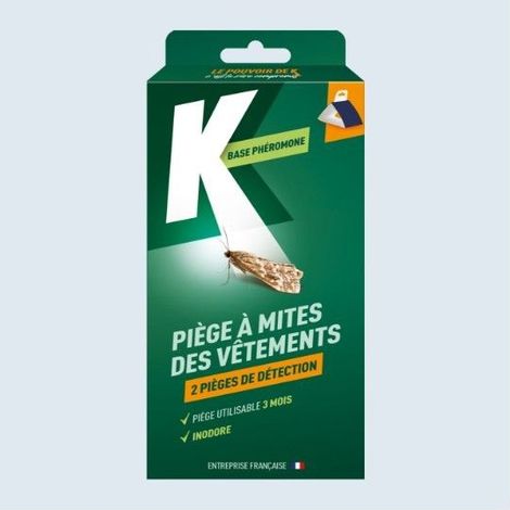 Lot de 2 pièges Anti-Mites à vêtements