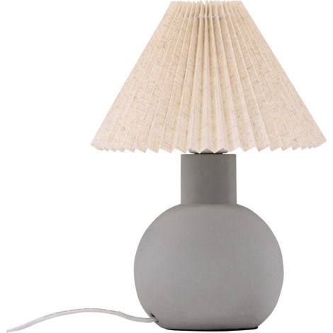 Lampe à Poser Déco "Alvsborg" 37cm Gris (1/5)