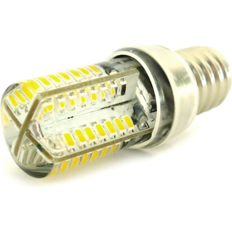 Lampada LED E14 Tubolare Bianco Caldo 3,5W=35W 360 Gradi Con Silicone Slim 64 SMD 3014 220V (1/3)