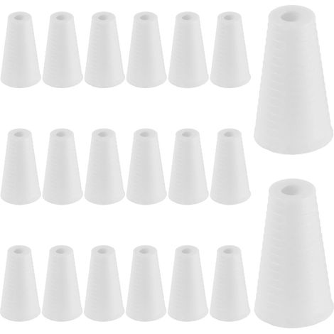 Cordon Boutons 20Pcs Plastique Fenêtre Blanc (1/5)
