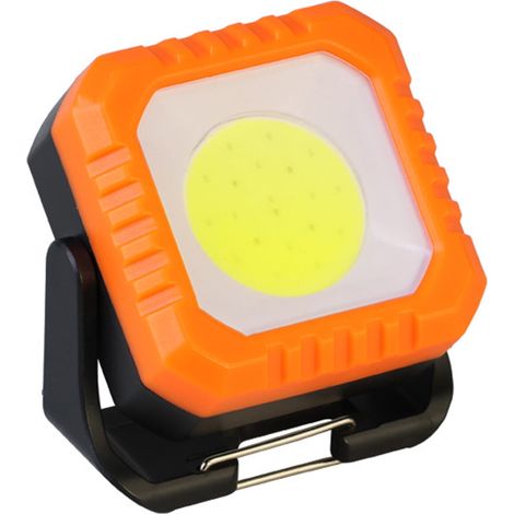 Lampe De Travail Led Rechargeable - Port Usb-c - 5 Modes D'éclairage - Rotation À 180 Degrés - Pour Réparation Automobile Chantier Extérieur Camping Randonnée - 1 Pièce (1/5)