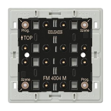 Jung eNet Modulo trasmettitore a parete radio, 4 volte, F40 FM 4004 M