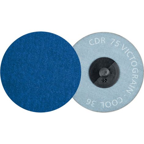 PFERD TOOLS COMBIDISC Schleifblatt CDR Ø 75 mm VICTOGRAIN-COOL36 für Stahl und Edelstahl 50 Stk (1/5)