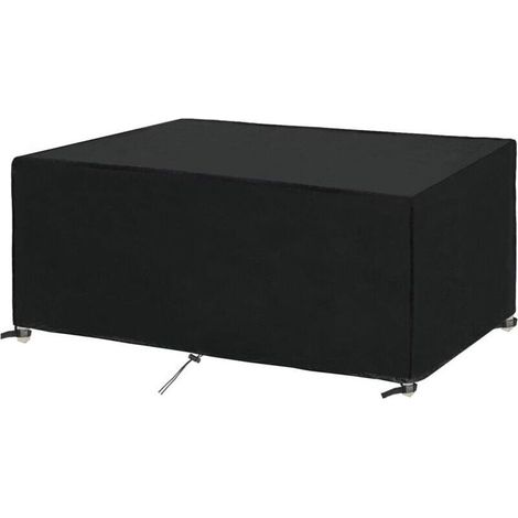 Cover living room of garden 180x100x75cm  Waterproof and anti-UV  Fabric Oxford sturdy  Protection against airflow and gel  Easy to clean (1/5)