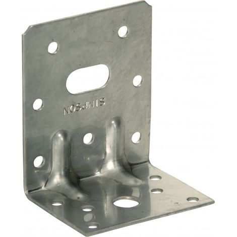 Simpson Strong Tie – Equerre de fixation inox 316 – Dimensions 75x48x65mm – Epaisseur 1,5mm – Pour béton armé et bois dur