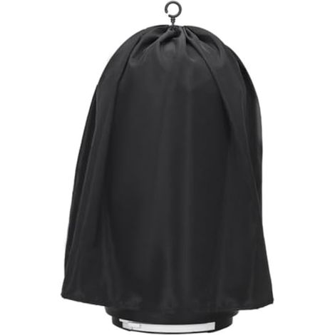Housse de Protection pour Cage a Oiseaux et Perroquets,en Polyester,Imperméable,Coupe-Vent,Occultante,sans Cage,pour Cages Rondes de 30 a 40 cm de Diamètre et 65 a 70 cm de Hauteur (1/5)