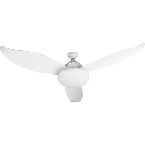 Ventilateur E27 avec Lumière LED 63 cm, Télécommande, Moteur Réversible, Intensité Variable, Température de Couleur Réglable 3000K-6500K, pour Chambre, Cuisine, Couloir et Garage (1/5)