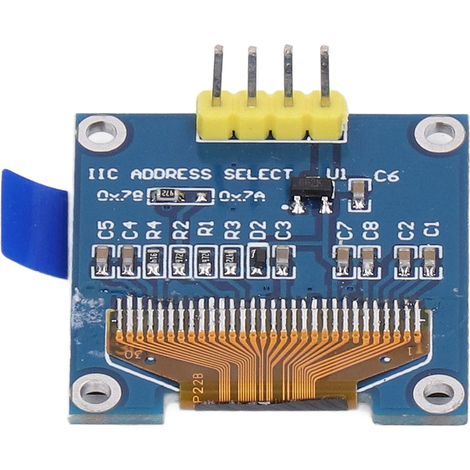 Kit module écran 0,96 pouce à 4 broches avec bus I2C et module OLED pour Raspberry Pi (1/5)