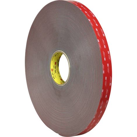 3M 49912516 Ruban adhésif double-face gris (L x l) 5.5 m x 19 mm 1 pc(s) A887442 (1/2)