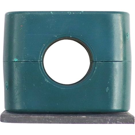 Support simple en polypropylène pour tubes et câbles FI-16 mm, fourni avec vis à tête Allen DIN3015 (1/3)