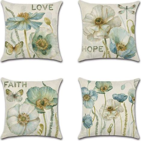 Housse de coussin imperméable extérieur housse de coussin hydrofuge coussin décoratif canapé coussin décoratif canapé housse de co (1/5)