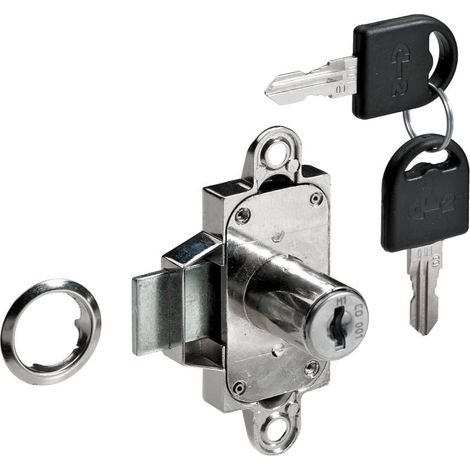 Hettich Zylinder-Aufschraubschloss Zylinder Ø 18 mm Dornmaß 25 mm Möbelbeschläge