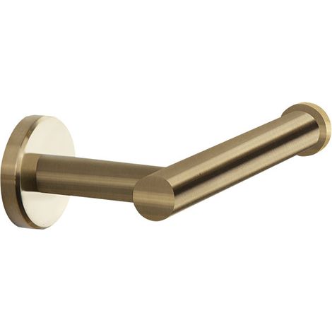 Portarollos de WC de Pared para Baño Inox Oro Cepillado (1/2)