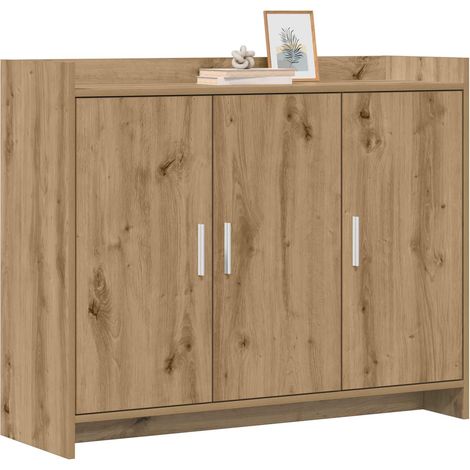 Sideboard/Anrichte/Buffet Artisan-Eiche 98,5 x 33 x 80 cm Holzwerkstoff LXWW620640 (1/5)