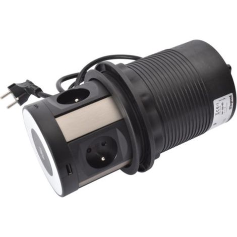 TOWER 120 INCARA Ø120MM 4X2P+T + 2 USB TYPE-A + 2 USB TYPE-C + INDUKTION (1/5)