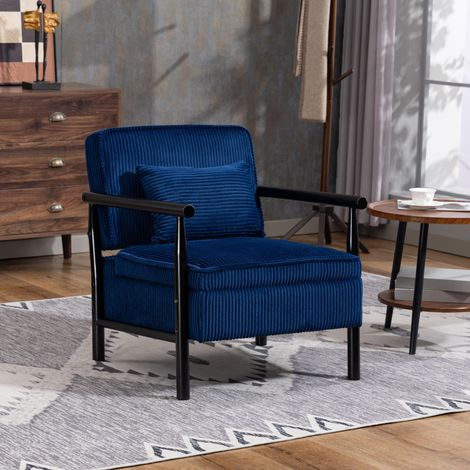 Fauteuil 1806, Fauteuil d'appoint moderne de style médiéval avec structure en bois, fauteuil rembourré pour salon avec soutien lombaire, fauteuil de lecture pour chambre et véranda (1/5)