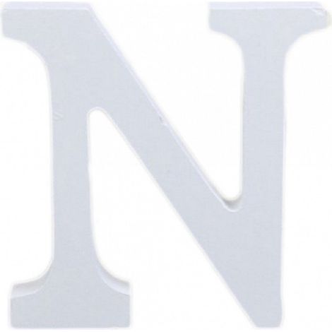 Lettre N En Bois Blanc 11cm Mariage Confetti Décoration Anniversaire Promesse