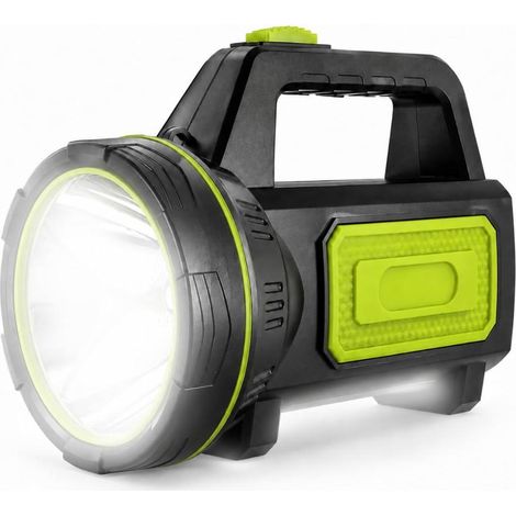 LED Taschenlampe extrem hell USB aufladbar, 13500 Lumen Akku 6000 mAh, Seitenlicht Camping Notfälle (1/5)