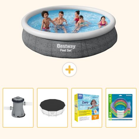 Bestway Bestway Fast Set Ronde - 366x76 cm - 5-pièces S231 (1/5)