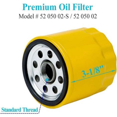 Filtre À Air - Préfiltre - Filtre À Huile - Filtres À Carburant - Bougies D Allumage - Pour Moteurs Kohler Courage 20 À 27 Ch - Kit Entretien Complet - 1 Pièce (1/5)