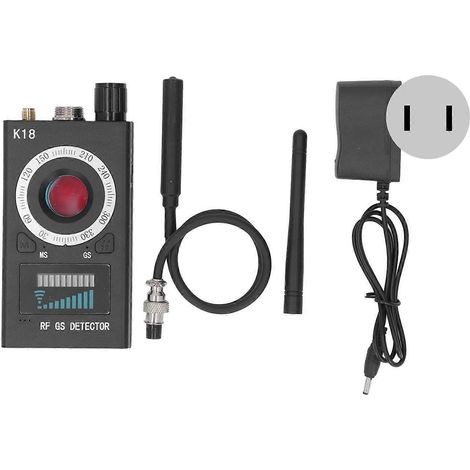 Appareil portable avec verrouillage d'enregistrement, protection antivol, détecteur d'appareils sans fil et dissimulés