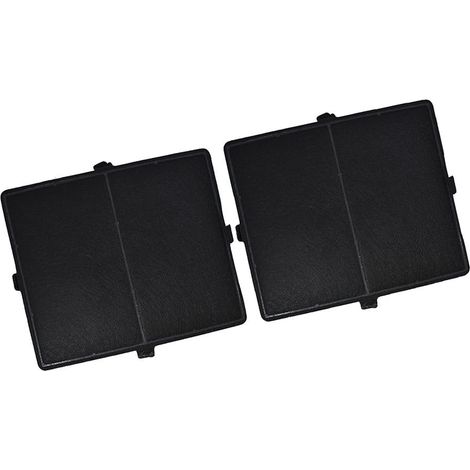 AllSpares Koolstoffilter (2st.) voor Afzuigkappen geschikt voor Miele DKF16-1, 7932320 (283x240x17mm) (1/5)