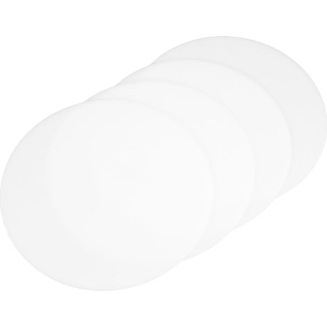 4 Pièces Diffuseur de Lumière Encastré en Ps pour Downlights, Barrières de Lampes Anti-éblouissement, Installation Simple, Matériau Robuste, pour Chambre et Luminaires (1/5)