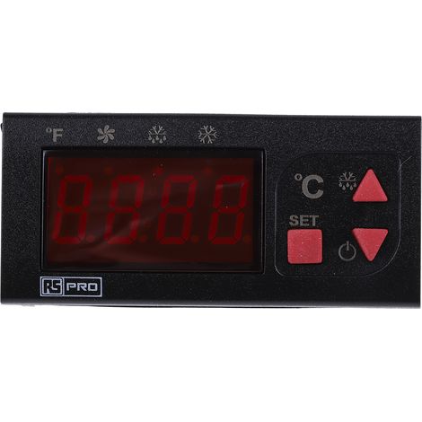 Contrôleur de température Marche/Arrêt, 230 V c.a., 3 sorties Relais, 2 entrées thermocouple, 77 x 35mm ( Prix pour 1 ) (1/3)
